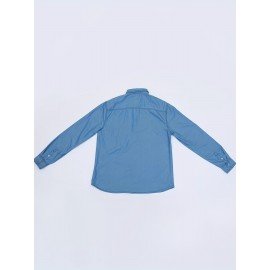 Men's Casual Button Up Long Sleeve Denim Shirt With Chest Pockets, Men's Clothes For Spring Summer Autumn, Tops For Men